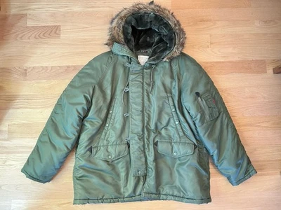 Vintage USAF Military Cold Weather Parka Type N–3B Schott Bros. Men’s Medium - Image 1 of 4