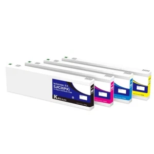 4PC SJIC26P Compatible Ink Cartridge with 300ML Ink For Epson TM-C7500G C7500 - Picture 1 of 6