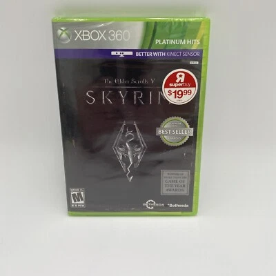 The Elder Scrolls V: Skyrim (Platinum Hits) (Kinect Support) (Xbox 360) NEW - Image 1 of 4