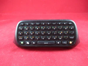 Microsoft Xbox 360 Chatpad Black Controller Gamepad Keypad - Tested - Picture 1 of 2