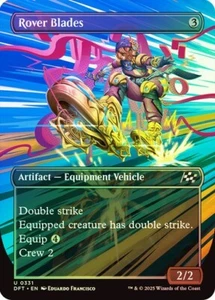 Rover Blades (Borderless) 331 Foil NM MTG Aetherdrift Magic - Picture 1 of 1