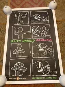 Keith Haring Journals Werbebuch Poster 24"x16,5" - Bild 1 von 3
