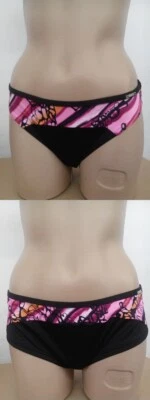 Bikini Hose oder Short River Bay Sapph schwarz/weiß/pink Slip Bikini Gr. M – XL - Bild 1 von 4