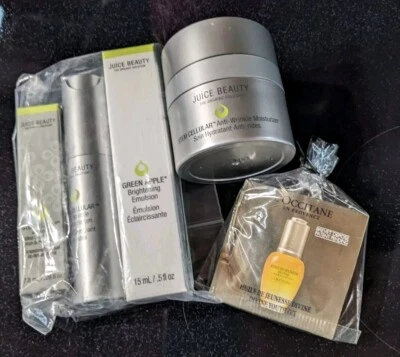 Juice Beauty & L'Occitane Soluciones Antiarrugas Lote Mixto Suero, Aceite, Cremas Foto 1 de 4