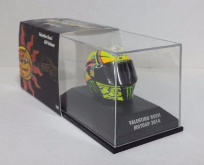 MINICHAMPS 1:8 MODELLINO CASCO HELMET VALENTINO ROSSI YAMAHA MOTOGP 2014 DIECAST - Immagine 1 di 4