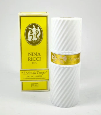 NINA RICCI L'Air du Temps 60 ml EDT Eau de Toilette Spray recargable NUEVO De colección