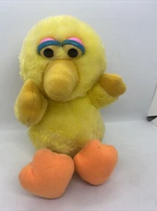PreOwned Vintage 80's Hasbro Softies Sesame Street Baby Big Bird 12" Plush - Picture 1 of 2