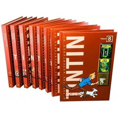 The Adventures of Tintin by Hergé Compact Edition 8 Books Set - Ages 7+ - HB - Image 1 of 3