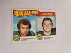 1974 All-Pro  Kickers,1975 Topps  #212 Marcol,Gerela