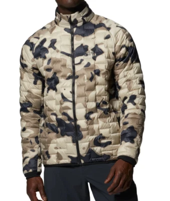 Chaqueta acolchada de plumón Mountain Hardwear Summiter 650 $160 Dunas camuflaje acolchado para hombre M Foto 1 de 4