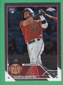 2023 Topps Chrome Update Base #USC36 GABRIEL MORENO RC Diamondbacks ROOKIE Card - Picture 1 of 2