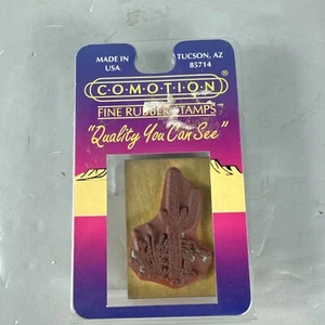 Comotion Fine Rubber Stamps Cactus Vintage - Picture 1 of 2
