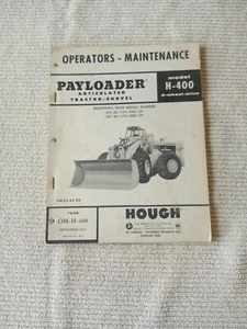 Hough Payloader H-400 Operators Manual. - Picture 1 of 6