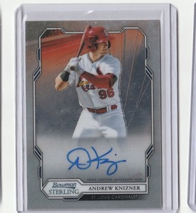 2019 Bowman Sterling Auto BSPA-AK Andrew Knizner Cardinals Autograph 