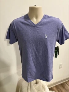 U.S. POLO ASSN WOMENS SIZE XSMALL V NECK PURPLE NEW WITH TAGS - Picture 1 of 3