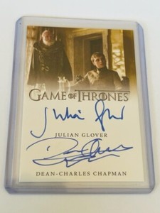 Julian Glover Dean Charles Chapman Game Thrones Autograph Auto Pycelle Tommen sp