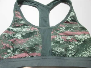 The North Face Size M Sport Bra Gray Wireless Unlined Racerback Pullover Active - Picture 1 of 6