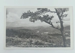 Postkarte RPPC Flat Rock Overlook, Blue Ridge Parkway, North Carolina - Bild 1 von 2