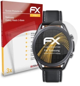 atFoliX 3x Film Protection d'écran pour Samsung Galaxy Watch 3 45mm mat&antichoc - Photo 1 sur 9