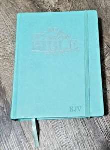 My Creative Bible KJV Aqua Hardcover Bible (2016, Hardcover) Faux Leather Art - Picture 1 of 16