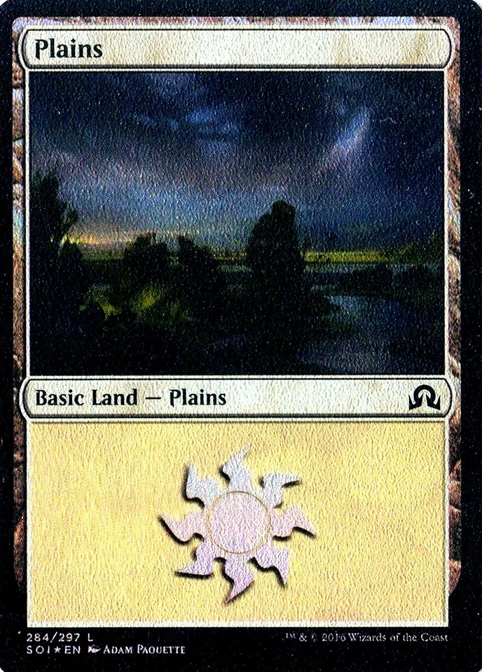 MTG - Shadows over Innistrad - Plains #284 - Foil - Various conditions - Image 1 of 1