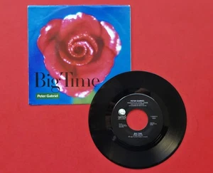 Peter Gabriel Big Time What We're Told 45 PRM Vinyl 7" Single '86 Geffen Records - Picture 1 of 10