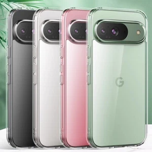 TPU Soft Case Cover For Google Pixel 9 8 Pro 9A 8A 7A ShockProof Clear Silicone - Picture 1 of 10