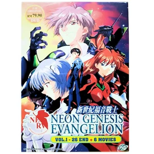 DVD Anime Neon Genesis Evangelion (Vol 1-26 End) + 6 Movies (English Dubbed) - Picture 1 of 6