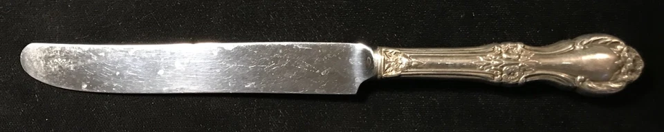 Cubiertos de plata de ley - Cuchillo regular francés International Wild Rose Foto 1 de 4