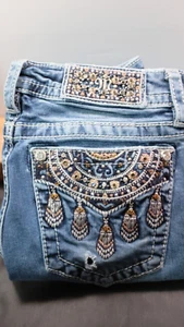 Miss Me Chloe Boot Cut Low Rise Jeans - Größe 29 - Schrittlänge 30 * JP5474B2 - Bild 1 von 5