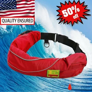 50% di sconto cintura gonfiabile di alta qualità giubbotto salvagente SUP aiuto sopravvivenza manuale PFD - Foto 1 di 9