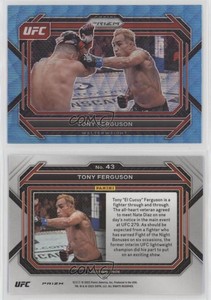 2023 Panini Prizm UFC Blue Wave Prizm Tony Ferguson #43