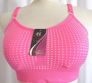 Sujetador deportivo EVA INTIMA MUJER ROSA ACOLCHADO ESPALDA DEPORTIVA TALLA ÚNICA TALLA MÁS NUEVO CON ETIQUETAS - Imagen 1 de 4