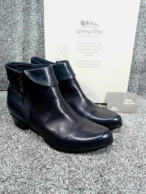 New w/ Box Spring Step Stockholm Womens sz 36 / 6 Leather Ankle Bootie Lartiste  - Image 1 of 4