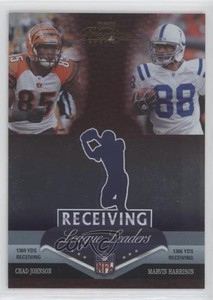 2007 Playoff Prestige League Leaders Foil /100 Marvin Harrison Reggie Wayne HOF