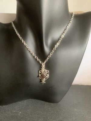 Collana Uomo Donna Rebecca Gioielli Accio E Pendenti Scudo Giglio - Immagine 1 di 2