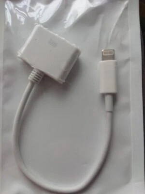 Adapter für Apple IPhone IPad IPod 30 Pin Anschluss Dock Light-Ning - Bild 1 von 2