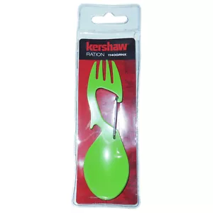 Nuevo* Kershaw Ration Cuchara/Tenedor/Abridor de Botellas/Mosquetón Herramienta para Comer Espork - Imagen 1 de 2