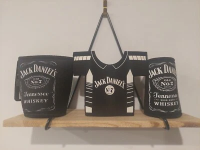 3 Jack Daniels Old No 7 Tennessee Whiskey Can Stubbie Coolers Holders  - image 1 of 4