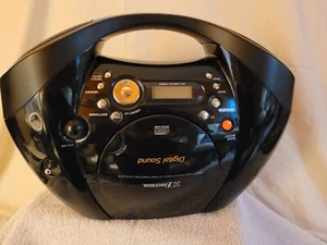 Emerson Vintage 2003 PD5800BK Black Boombox CD Player/Radio W/Cord Tested, Works - Picture 1 of 18