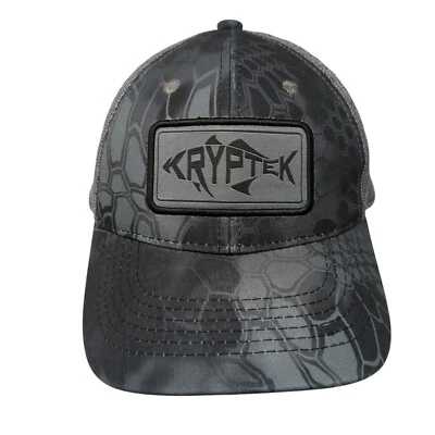 Chapéu caminhoneiro Kryptek Snapback camuflagem OSFM ajustável malha traseira 6 painéis - Imagem 1 de 4