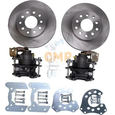 Rear Disc Brake Kit Bolt-On with E-Brake Caliper For Ford 9 Inch - Image 1 of 4