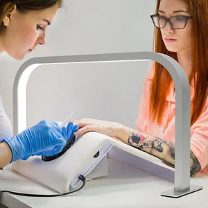 LED Nail Desk Lamp Brightness Adjustable Nail Led Salon Light 36W 55cm/21in - Picture 1 of 23