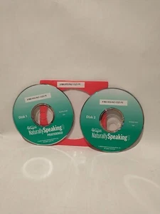 Replacement CDs 1,2 - Nuance Dragon Naturally Speaking 9 Preferred 2006 - Picture 1 of 4