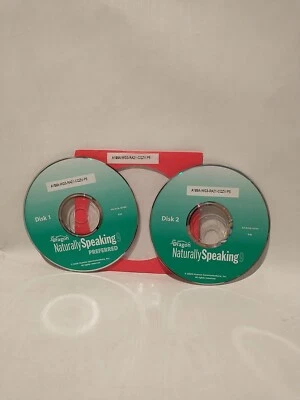 Replacement CDs 1,2 - Nuance Dragon Naturally Speaking 9 Preferred 2006 - Image 1 of 4