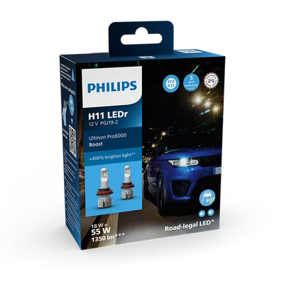 Philips Ultinon Pro6000 H11 LED 12V 11362U60 ECE Zulassung - Bild 1 von 3