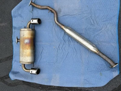 2022-2025 Subaru BRZ / Toyota GR86 OEM Catback Exhaust Muffler & Dual Tailpipes - Image 1 of 4