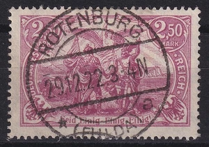 75029) Sello ROTENBURG (FULDA) Hesse 1922 en marca Germania - Imagen 1 de 1