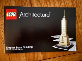 LEGO Architecture Empire State Building 21002 Instructions Manual Only