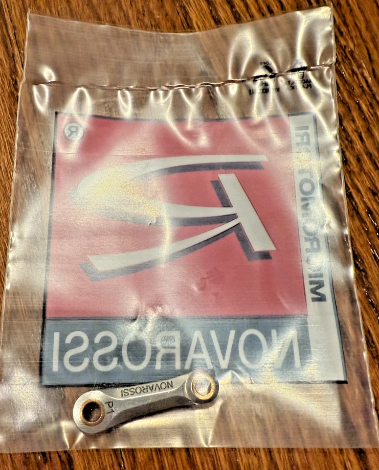 New Novarossi 359 .21 P1 Connecting Rod for Blast Offroad, 359 Onroad  w/ Clips - Image 1 of 1